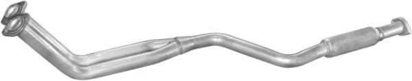 Труба колекторна Мерседес W124 (Mercedes W124) 85-89 200/200T (13.72) Polmostrow Код: 13.72