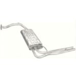 Глушник Honda Civic Hatchback 1.4i, 1.6i-16V, 01-09, 05 (09.116 Polmostrow)