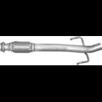 Труба проміжна з гофрой Пежо 207 (Peugeot 207)/Сітроен С3 (CITROEN C3) 1.4/1.6 бензин 2007-2013 (19.176) Polmostrow алюмінізована