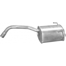 Глушник Фіат Панда/500 (Fiat Panda/500) 1.1/1.2 8V 2003-/ Форд Ка (Ford Ka) 1.2 2008-2012 (07.420) Polmostrow алюмінізований