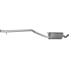 Глушник Форд Транзит Коннект (Ford Transit Connect) 1.8 TDCI довга база 2004-2006 (08.21) Polmostrow алюмінізований