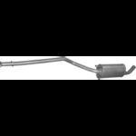 Глушник Форд Транзит Коннект (Ford Transit Connect) 1.8 TDCI довга база 2006-2010 (08.28) Polmostrow алюмінізований