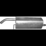 Глушник Форд Фієста (Ford Fiesta) 1.25/1.4 16V 2008-2012 (08.565) Polmostrow алюмінізований