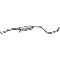 Резонатор Форд Ескорт (Ford Escort) 1.8i - 16V бензин 1995-2001 (08.596) Polmostrow алюмінізований