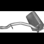 Резонатор Форд Куга (Ford Kuga) 2.0 TDCI 2008 - 2012 (08.72) Polmostrow алюмінізований