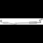 Резонатор з гофрою Тойота Яріс (Toyota Yaris) 1.3 16V 2002-2005 (26.180) Polmostrow алюмінізований