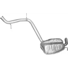 Глушник Мерседес (Mercedes) E200/E240/E320/E500 - W211 1.8/2.6/3.2/5.0 02 - 09 (13.52) Polmostrow алюмінізований