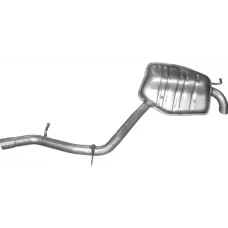 Глушник Мерседес (Mercedes) E200/E240/E320/E500 - W211 1.8/2.6/3.2/5.0 02 - 09 (13.51) Polmostrow алюмінізований