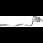 Глушник Мерседес (Mercedes) E270/E320 - W211, 2.7/3.0/3.2 TDi 05 - 08 (13.80) Polmostrow алюмінізований