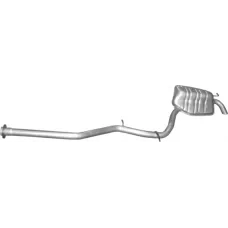 Глушник Мерседес (Mercedes) E270/E320 - W211, 2.7/3.0/3.2 TDi 05 - 08 (13.80) Polmostrow алюмінізований