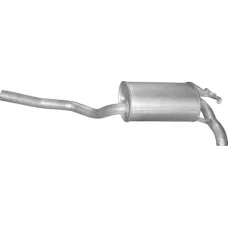 Глушник Мерседес 190-W201 (Mercedes 190-W201) 2.0 дизель 83-07/93 (13.14) Polmostrow алюмінізований