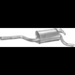 Глушник Мерседес 190-W201 (Mercedes 190-W201) 2.5 дизель 1985-1993 (13.13) Polmostrow алюмінізований