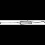 Глушник Мерседес A140L/A160L/A190L - W168) 1.4/1.6/1.9 бензин 2001-2004 (13.25) Polmostrow алюмінізований