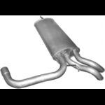 Глушник Мерседес Е220, Т210 (Mercedes E220, T210) 2.2 CDi 98-03 (13.275) Polmostrow алюмінізований