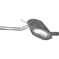 Глушник BMW 3 E46 (БМВ 3 Е46 Compact) хечбек 1.6/1.8/2.0 2001-2005 (03.05) Polmostrow алюмінізований