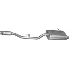 Глушник БМВ (BMW) Z3 1.8 CABRIO 95 - 98 (03.16) Polmostrow алюмінізований