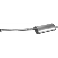 Глушник БМВ 3 Е36 316i (BMW 3 E36 316i) 1.6 1990-1993 (03.11) Polmostrow алюмінізований