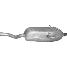 Глушник БМВ 3 Е46 (BMW 3 E46) 316/318 1.8/2.0 2001-2005 (03.132) Polmostrow алюмінізований