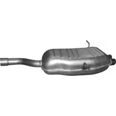 Глушник БМВ 3 Е46 (BMW3 Е46) 320i/323i/328i 2.0/2.5/2.8 седан/універсал 1998-2001 (03.50) Polmostrow алюмінізований
