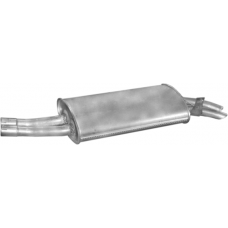 Глушник БМВ Е30 (BMW E30) (03.43) 324TD 08/87-09/88 SDN Polmostrow алюмінізований
