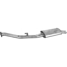 Глушник БМВ Е30 320i/325i/325e (BMW E30 320i/325i/325e) 2.0/2.5/2.7 бензин 1985-1993 (03.30) Polmostrow алюмінізований