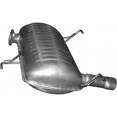 Глушник задній БМВ 3 Е90/Е91 (BMW 3 Е90/Е91) 318/320 2.0 2005-2012 (03.14) Polmostrow алюмінізований
