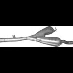 Резонатор БМВ 5 Е39 (BMW 5 Е39) 520i/523i/528i 1998-2000 (03.38) Polmostrow алюмінізований