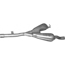 Резонатор БМВ 5 Е39 (BMW 5 Е39) 520i/523i/528i 1998-2000 (03.38) Polmostrow алюмінізований