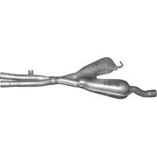 Резонатор БМВ 5 Е39 (BMW 5 Е39) 520i/525i/530i 2000-2003 (03.36) Polmostrow алюмінізований