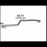 Труба проміжна BMW 1 (F20, F21) 3 (F30, F31) 114/116/118/120/316/318/320 1.6D/2.0D (03.71) Polmostrow