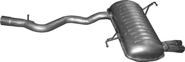 Глушник BMW 3 E90/E91 (316/318/320) седан/універсал 2007-2012 (03.57) Polmostrow алюмінізований