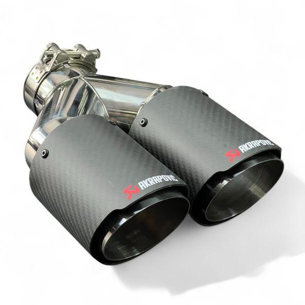 Насадка 190мм з матовими накладками Akrapovic