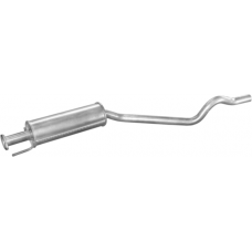 Резонатор Опель Астра Opel Astra 1.4/1.6/1.8/2.0/1.7D хетчбек/седан kat 1991-1998 17.44 Polmo алю
