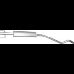 Резонатор Опель Астра Г/Астра Н Opel Astra G/Astra H 1.4i 16V 2003 - 17.61 Polmo алю