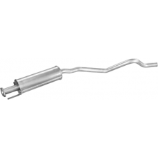 Резонатор Опель Астра Ф Opel Astra F 1.4/1.6/1.8/2.0/1.7TD універсал kat 1991-1998 17.40 Polmo алю