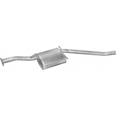 Резонатор Опель Омега А Opel Omega A 1.8/2.0/2.3D/2.4i комбі kat 1986-1994 17.030 Polmo алю