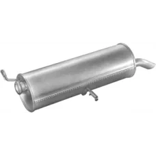 Глушник Пежо 307/ситроен С4 Peugeot 307/citroen C4 1.4/1.6i-16V хетчбек 2001-2008 19.204 Polmo алю