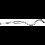 Резонатор середній глушник Ниссан Кашкай Nissan Qashqai 1.2/1.6 2013 - 15.63 - Polmo алю