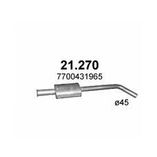 Резонатор Renault Megane 03/99-07/03 21.270 Polmo Резонатор Renault Megane 03/99-07/03 21.270 Polmo