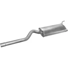 Глушник Сеат Інка Seat Inca/Фольксваген Кадді 2 Volkswagen Caddy 2 1.9 турбо дизель 1995 - 30.243 Polmo алю