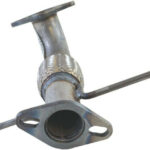 Прийомна труба з гофрою Форд Мондео 3 (Ford Mondeo 3) 1.8/2.0 -16V бензин 2000-2007,(703-123),Bosal алюмінізована,08.549