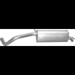 Глушник Шкода Фабія Skoda Fabia/Фольксваген Поло Volkswagen Polo 1.9TDi 2003-2009 24.50 Polmo алю
