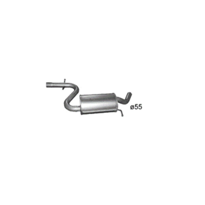 Резонатор Volkswagen Golf 5/Seat Toledo/Altea/Leon/Audi A3 1.4 TSI/2.0 FSI 2003 - 30.010 Polmo алю