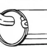 Глушник Сітроен С4 Пикассо (Citroen C4 Picasso) 1.6 HDi 2006-2013,(135-079),Bosal алюмінізований,04.17