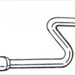 Резонатор Ніссан Мікра К11 (Nissan Micra) 1.3i K11 1993-2000,(279-033),Bosal алюмінізований,15.71