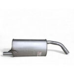 Глушник Мітсубісі Кольт/Смарт Форфоур (Mitsubishi Colt/SMART FORFOUR) 1.1/1.3 2004-2012,(177-673),Bosal алюмінізований,14.11