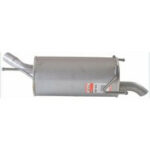 Глушник Опель Корса С (Opel Corsa С) 1.2/1.4-16V 2000-2006 ,(185-619),Bosal алюмінізований,17.543