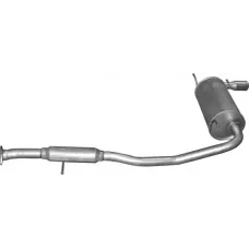 Глушник  Мазда МХ5 Mazda MX5 1.6 16V 94-98 12.11 Polmo алюмінізірованний