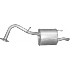 Глушник Тойота Яріс Toyota Yaris 1.0I -12V 2005-2012 26.177 Polmo алю