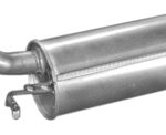 Глушник Ауді А4 (Б5) (Audi A4 B5) 1.9TDi Turbo Diesel 1994-2001 (01.23) Polmostrow алюмінізований